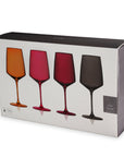 Reserve Nouveau Crystal Wine Glasses - Sunset - Set of 4