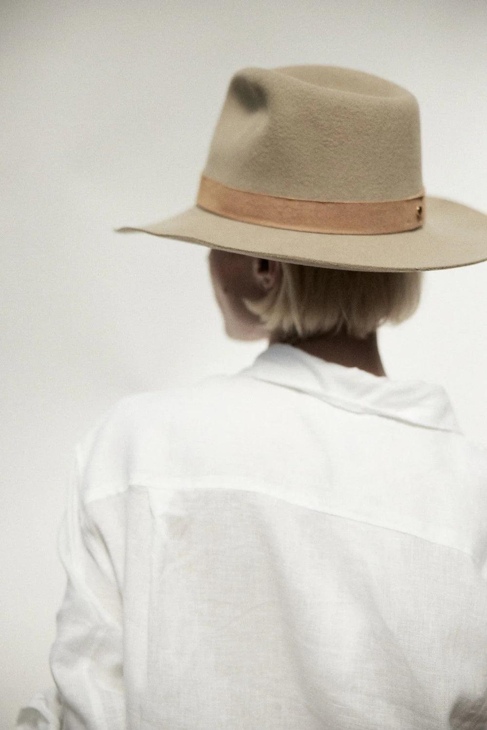 Ross Hat in Clay by Janessa Leoné