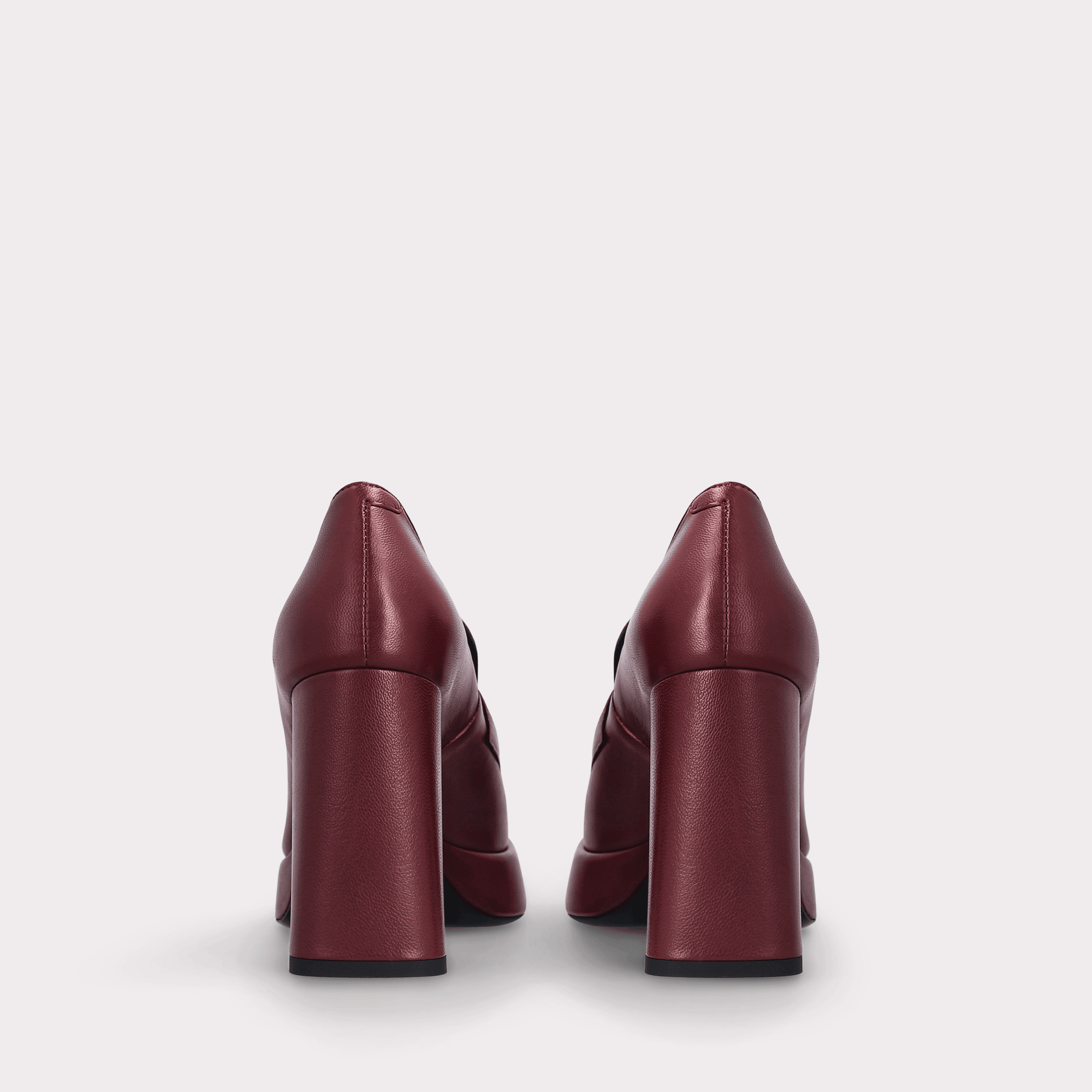 Cindy Smooth Leather Platform Pumps by Ingiliz