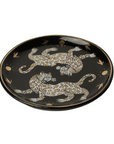 Leopard Horizon Round Ceramic Dish