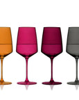 Reserve Nouveau Crystal Wine Glasses - Sunset - Set of 4