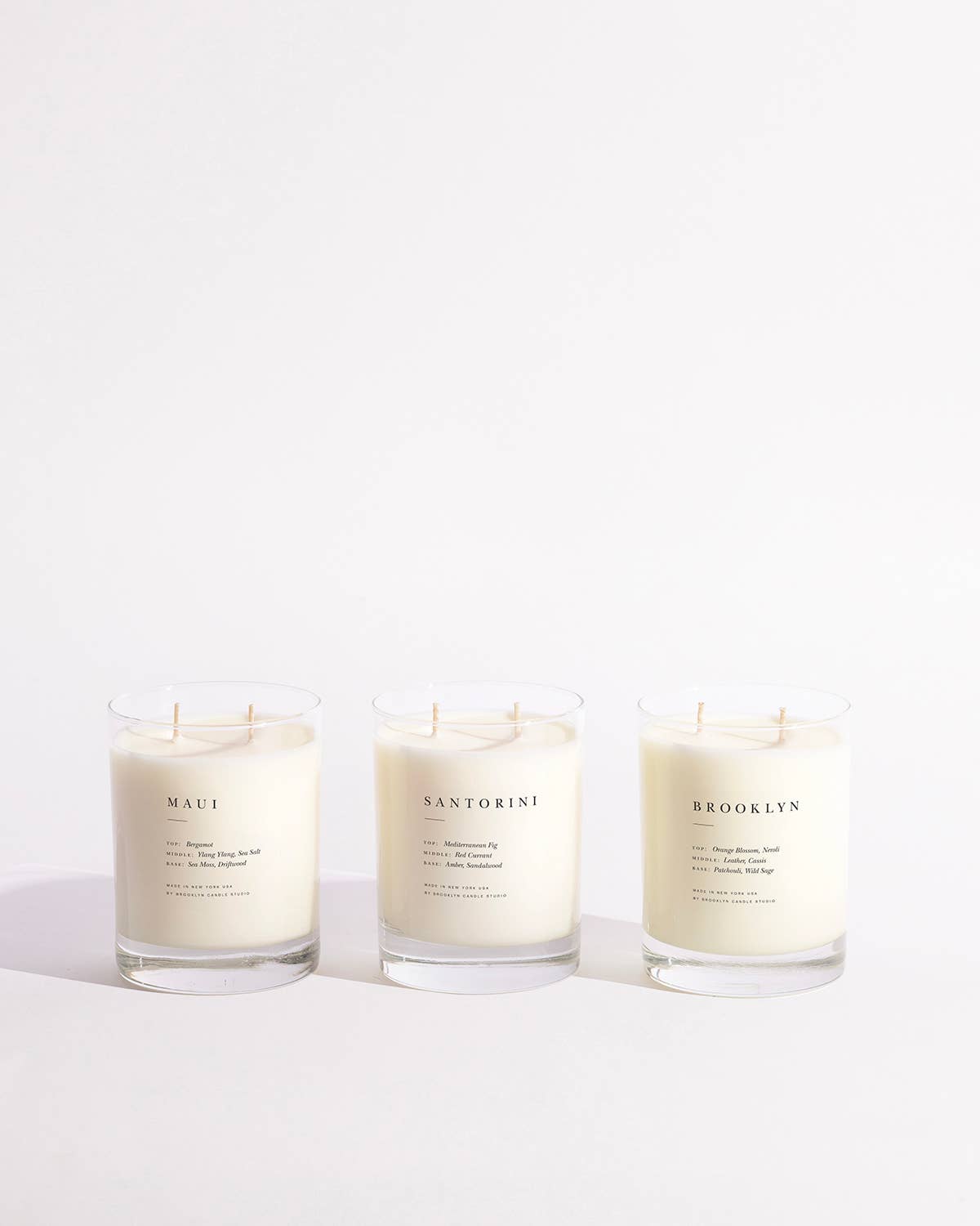 Santorini Classic 2-Wick Candle by Brooklyn Candle Studio