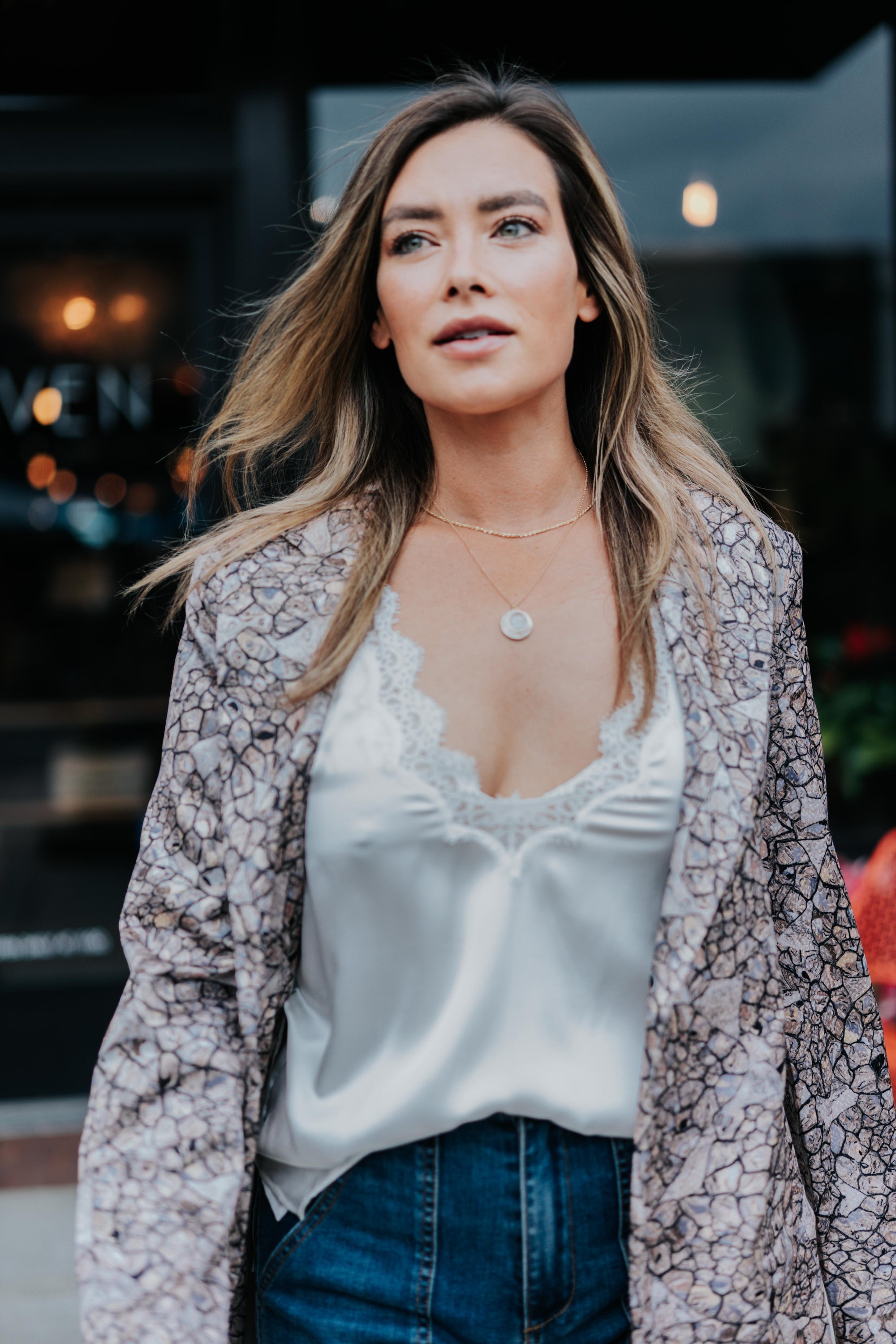 Lexi Jacquard in Abalone by Catherine Gee