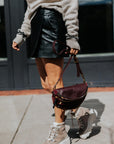 Inez Belt Bag in Zinfandel by Kempton & Co.
