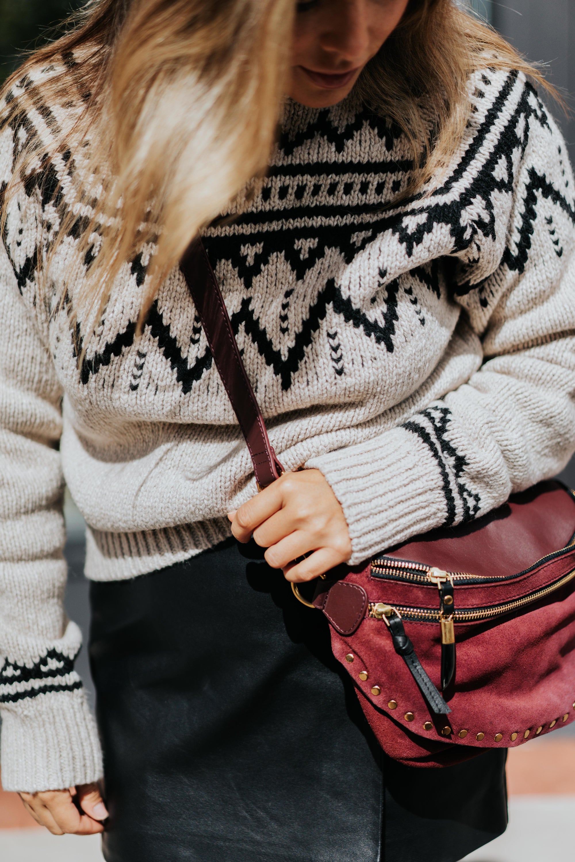 Inez Belt Bag in Zinfandel by Kempton & Co.