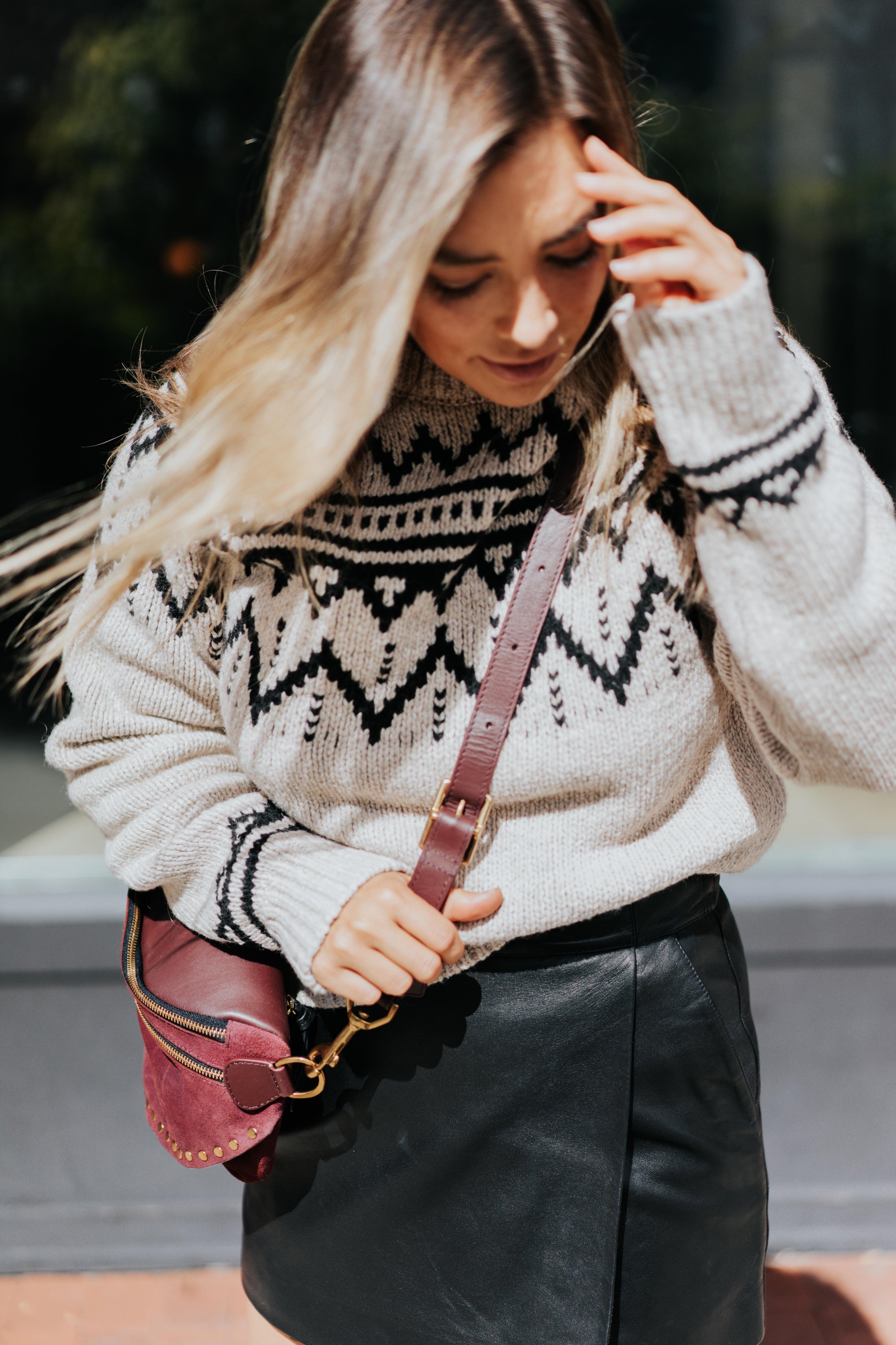Inez Belt Bag in Zinfandel by Kempton & Co.