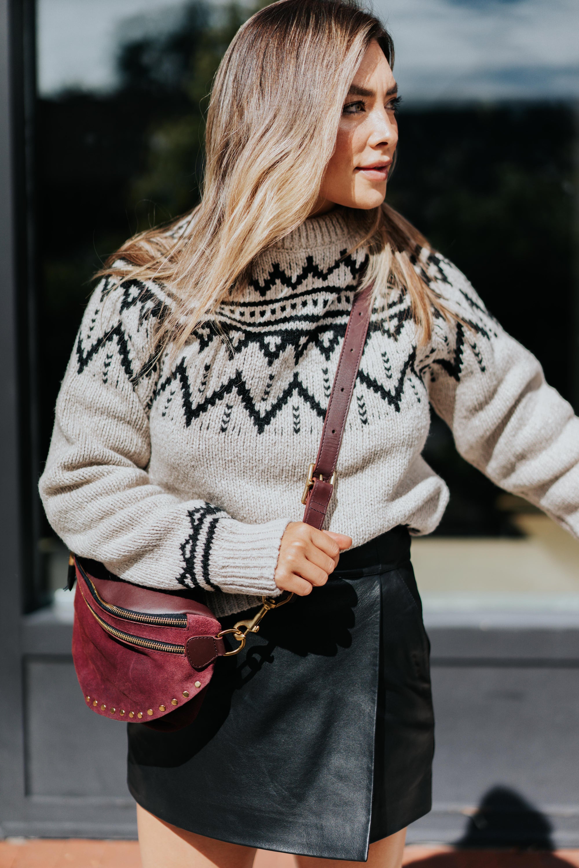 Inez Belt Bag in Zinfandel by Kempton & Co.