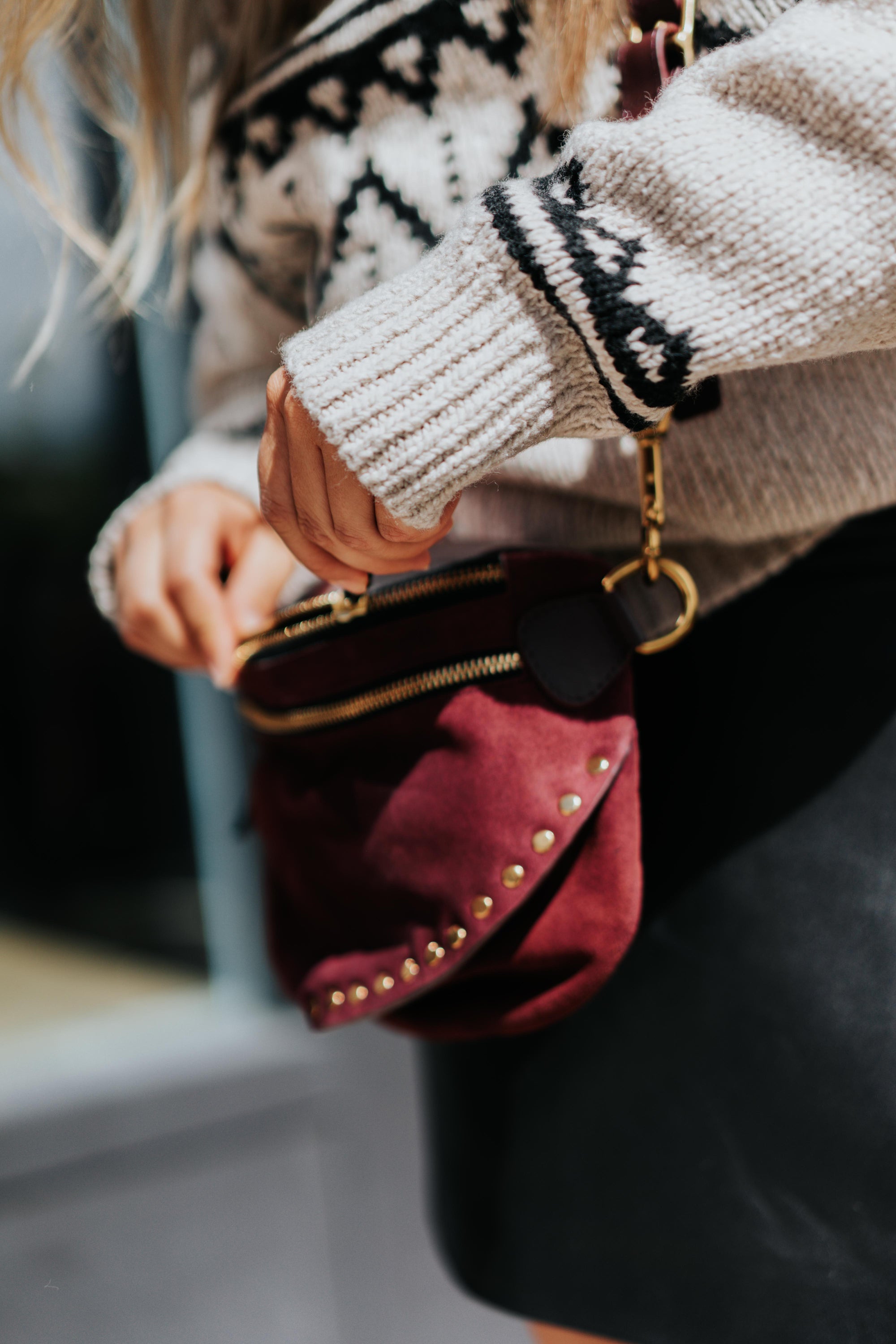 Inez Belt Bag in Zinfandel by Kempton & Co.