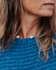 Cashmere T-shirt in China Blue by Maiami