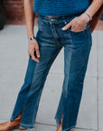 Cashmere T-shirt in China Blue by Maiami