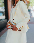 Patch Pocket Duchess Blazer in Butter by Smythe
