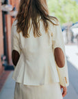 Patch Pocket Duchess Blazer in Butter by Smythe