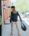 Celine Silk Shirt in Black by A Shirt Thing