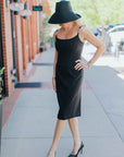 Suni Bucket Hat in Black by Janessa Leone