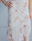 Paneled Slip Dress in Rose Cloud by Michelle Jonas