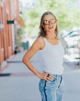 Courtney Mid-Rise Baby Barrel in Arcade by Hudson