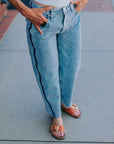 Courtney Mid-Rise Baby Barrel in Arcade by Hudson