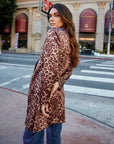 Lexi Car Coat in Leopard by Catherine Gee