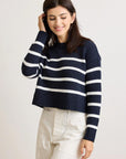 Celeste Crewneck in Navy by Not Monday