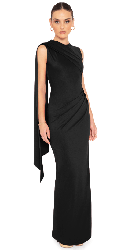 Aruna Maxi in black by Black Halo Haven Aruna Maxi in black by Black Halo Haven