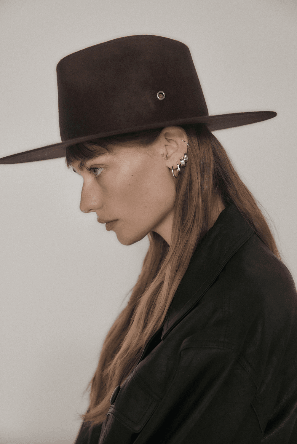 Sabina Hat in Burgundy by Janessa Leone – Haven display picture 1