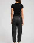 Rib Baby Tee in Black by SPRWMN