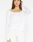 Dancer Top in White by Ripley Rader