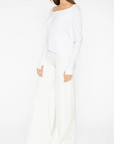 Dancer Top in White by Ripley Rader
