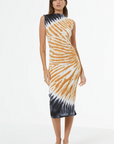 Jodie Dress in Sun Baked Spiral Wash by YFB