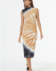 Jodie Dress in Sun Baked Spiral Wash by YFB