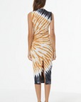 Jodie Dress in Sun Baked Spiral Wash by YFB