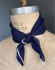 Dobby Dots Bandana in Indigo by At Home With Ray