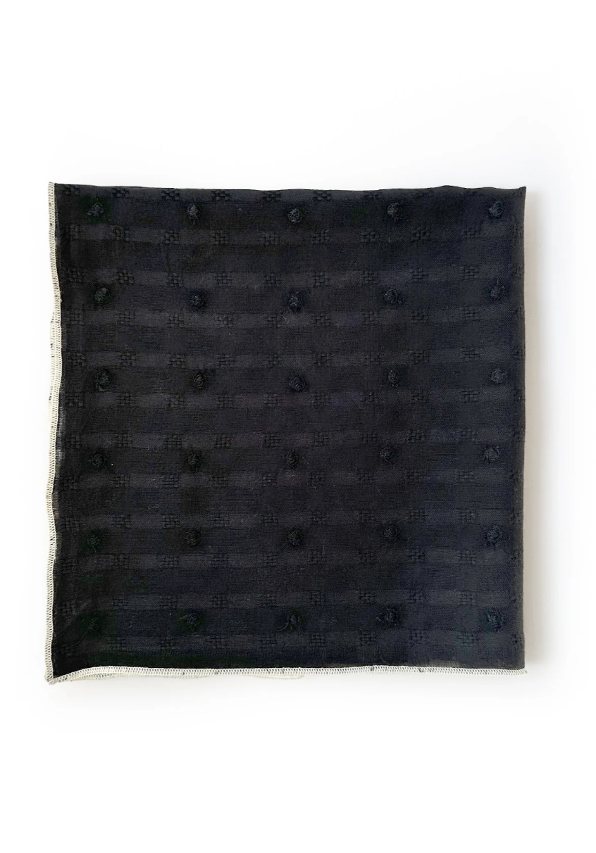 Dobby Dots Bandana in Black by At Home With Ray