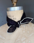 Dobby Dots Bandana in Black by At Home With Ray