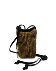 Mini Sling Phone Crossbody in Glazed Raffia by Kempton & Co.