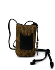 Mini Sling Phone Crossbody in Glazed Raffia by Kempton & Co.