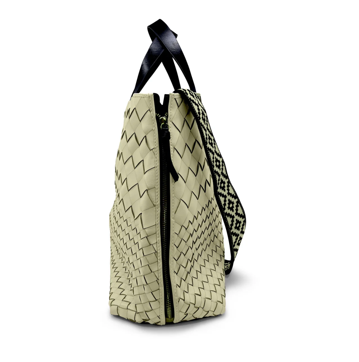 Bantham Tote in Sand Threaded Weave by Kempton & Co.
