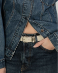 Myra Belt in Off-White by Janessa Leone