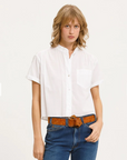 Louella Shirt in White by Cali Dreaming