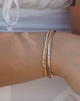 Mooncut Gold Bracelet bt Leela Grace Jewelry