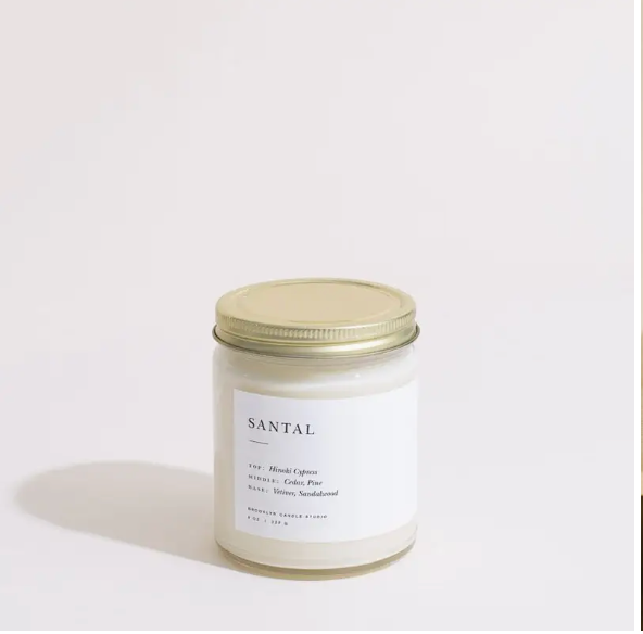Santal Jar Candle by Brooklyn Candle Studio