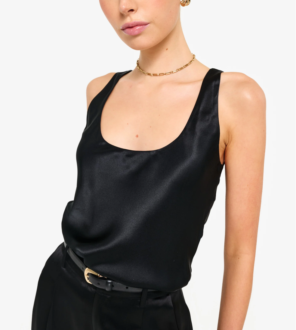 Andressa Camisole in Black by Cami NYC