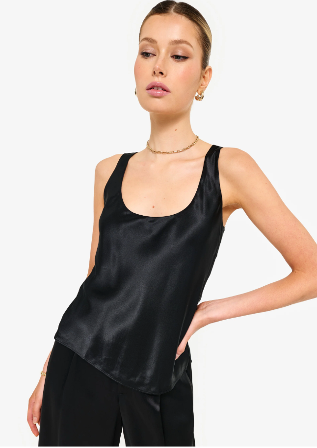 Andressa Camisole in Black by Cami NYC