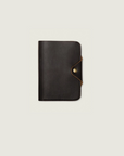 Leather Snap Passport Travel Wallet
