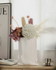 "Le Papier" - White Paper Bag Looking Ceramic Vase