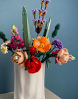 "Le Papier" - White Paper Bag Looking Ceramic Vase