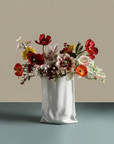 "Le Papier" - White Paper Bag Looking Ceramic Vase