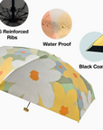 Green "Printemps" Floral Pocket Mini Umbrella