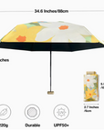Green "Printemps" Floral Pocket Mini Umbrella