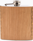 6 oz. Wooden Hip Flask